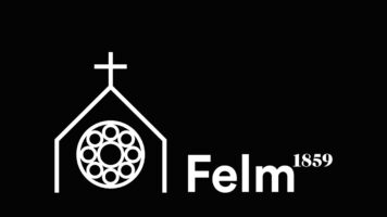 White Felm logo on black backround